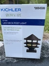 Kichler Showcase 12-VOLT Led Deck Post Light Olde Bronze Finish 0884506. Fixed Price $55.00.