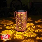 Homemory Solar Lanterns Outdoor Sunflower, Metal Led Garden Light. Fixed Price $53.99.