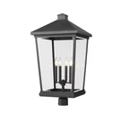Z-lite 31 In. Black Aluminum Hardwired Weather Resistant Post Light W/ Bulb. Fixed Price $239.95.