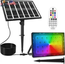 Cly Color Changing Solar Lights With Remote, IP66 Waterproof Outdoor Flood. Fixed Price $59.25.