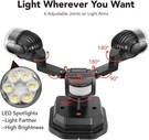 Orein Motion Sensor, 450 Dimmable Flood, 5000K/12W Hardwired OL3600140 - Black. Fixed Price $26.13.