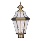 Livex Lighting Georgetown Outdoor Post Head Antique Brass 2264-01. Fixed Price $289.96.