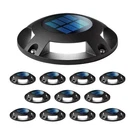 Home Zone 12 Packs Outdoor Solar Deck Light, Black, 20 Lumens, Waterproof, Du.... Fixed Price $145.69.
