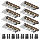 Led Landscape Illumination, 6.8'' Wall Retention Lighting, 3W 12V-24V Ac/dc Ene. Fixed Price $91.39.