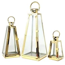 Allgala 3-PC Lantern Set 24 Inch Jumbo Deluxe Modern Taper Gold. Fixed Price $80.77.