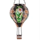 Dreamsoul Hummingbird Hot Air Balloon Solar Lantern, Metal & Glass Green. Fixed Price $42.99.
