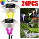 24PC Solar Pathway Lights Waterproof Landscape Garden Led Color Changing. Fixed Price $39.99.