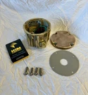 Kim Lighting JBR-2 Brass Below Grade Junction Box 1/2" Npt. Fixed Price $69.99.