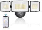 Onforu 100W Smart Led Flood Light 9000LM Wifi Alexa Outdoor Security 3-HEAD 2700. Fixed Price $49.99.