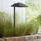 Basset 23" High Textured Black Led Landscape Path Light. Fixed Price $74.99.