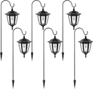 Viewsun 34 Inch Hanging Solar Lights, Shepherd Hook With 6 Pack, White. Fixed Price $68.92.