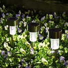 Solpex 12 Pack Solar Outdoor Lights Pathway, Stainless Steel. Fixed Price $26.88.
