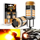 Auxbeam 1156 BA15S 7506 Led Tail Turn Signal Light Bulbs Amber Canbus Error Free. Fixed Price $39.99.