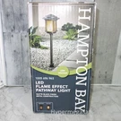 Hampton Bay Ambrose Low Voltage Metal Outdoor Led Path Light Flicker Flame Black. Fixed Price $23.95.