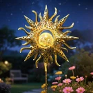 Sun Solar Lights Outdoor Waterproof Metal Garden Stakes For Patio Yar.... Fixed Price $33.97.
