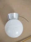 Aluminum Round Globe Flush Mount Ceiling Light Fixture Sea Gull Vintage Mcm. Fixed Price $29.95.