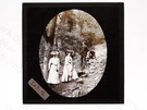 Edwardian Group Hiking Woods Path Magic Lantern Slide C1900S. Fixed Price $13.33.