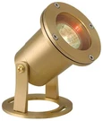 Hinkley 4 1/2" High Brass Landscape Pond Light. Fixed Price $179.00.