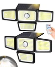 4 Heads Sensor Lamp Solar, Motion Outdoor Lights 3000LM, 283 LED,6500 .... Fixed Price $37.63.