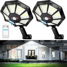 Solar Lights Outdoor Waterproof, 6500K 168 Led Flood Motion Senso. Fixed Price $92.09.