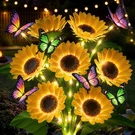 Solar Flowers Outdoor Waterproof: 2 Pack Sunflower Lights With Butterfl.... Fixed Price $31.45.