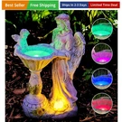 Solar Garden Statue Outdoor Decor, Angel Figurine With Color Changing .... Fixed Price $47.96.