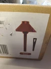 Sollos Landscape Lighting 5.5" Straight Hat, 15" Stem Textured Bronze Finish (f). Fixed Price $26.88.