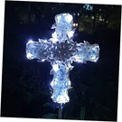 Coozzyhour 38INCH Solar Cross Garden Lights Outdoor Decorative - White. Fixed Price $42.45.