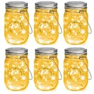Mlambert Mason Jar Solar Lights -30 Led, 6 Pack Hanging Lanterns Outdoo.... Fixed Price $45.90.