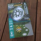 Bell + Howell Led Solar Outdoor Disk Lights Stainless Steel #2086PXC - Set Of. Fixed Price $30.00.