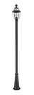 Z-lite 580PHM-519P Westover Light 112" Tall Outdoor Single Head Black. Fixed Price $538.56.