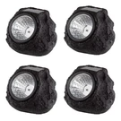 Weather Resistant Solar Rock Lights Outdoor Spot 4-PACK. Fixed Price $18.89.