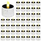 30 Pcs Solar Power Tea Lights Reusable Flameless Candle 2.3 X Inch Waterpro.... Fixed Price $64.10.