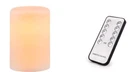 Hampton Bay Fireglow Led Candle 3"X4.5" White With Remote Control. Fixed Price $14.99.