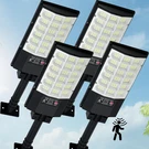 Tfkk Solar Street Lights Outdoor, Waterproof Motion Sensor 4PCS, Black. Fixed Price $134.01.