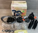 Malibu Solar Landscape Lighting LZ3-4P Black Finish Set Of New Open Box. Fixed Price $64.55.