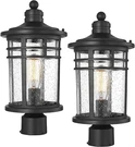 17" Waterproof Outdoor Post Lights, 2 Pack For Patio & Yard Lighting. Fixed Price $249.99.