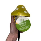 New Yellow & White Cap Mushroom Solar Stake Light, Light-up. Fixed Price $18.88.
