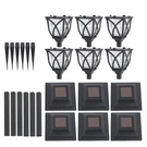 Waterproof Outdoor Led Solar Landscape Lights Pathway Warm White 6. Fixed Price $16.23.