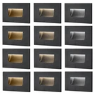 12-PACK Dimmable Led Step Lights Outdoor/indoor 3CCT 150LM Waterproof Black. Fixed Price $75.74.
