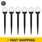 Mainstays Solar Powered Led Landscape Path Light - 6 Pack. Fixed Price $45.99.
