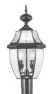 Livex Lighting 2254-04 Monterey Inch Black Outdoor Post Top Lantern. Fixed Price $237.96.