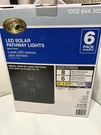 Hampton Bay 1001 855 840 Led Pathway Light 6 Pack Kit Finish Black. Fixed Price $38.00.