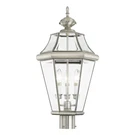 Livex Lighting Georgetown Outdoor Post Lantern Brushed Nickel. Fixed Price $350.99.