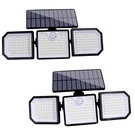 Solar Outdoor LIGHTS,2500LM 167 Led Motion Sensor IP65 Wat. Fixed Price $38.08.