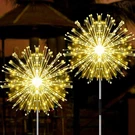 Jjgoo Outdoor Solar Lights Firework, Pack 120 Leds Waterproof .... Fixed Price $18.89.