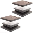 Deck Impressions Solar Black Post Cap Model 47570 (2-PACK). Fixed Price $29.99.
