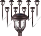 Excmark 10 Pack Solar Lights Outdoor Decorative Garden Yard For Brown. Fixed Price $42.99.
