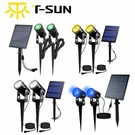 T-sun Solar Led Spot Lights Wall Garden Outdoor Waterproof Yard Lamp. Fixed Price $32.99.