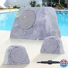 Uuffoo 1-TO-2 Solar Powered Rock Speakers Outdoor Water-resistant IP44. Fixed Price $274.99.